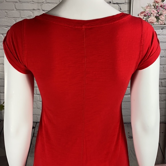 BANANA REPUBLIC Red Dress Size: Large/Petite - Picture 6 of 17